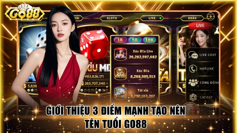 Giới thiệu 3 điểm mạnh tạo nên tên tuổi Go88